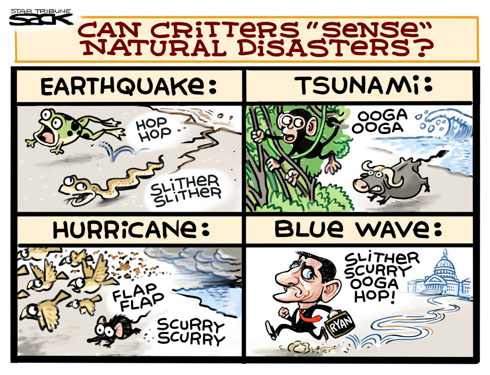 Ryan Disaster by Steve Sack, The Minneapolis Star-Tribune